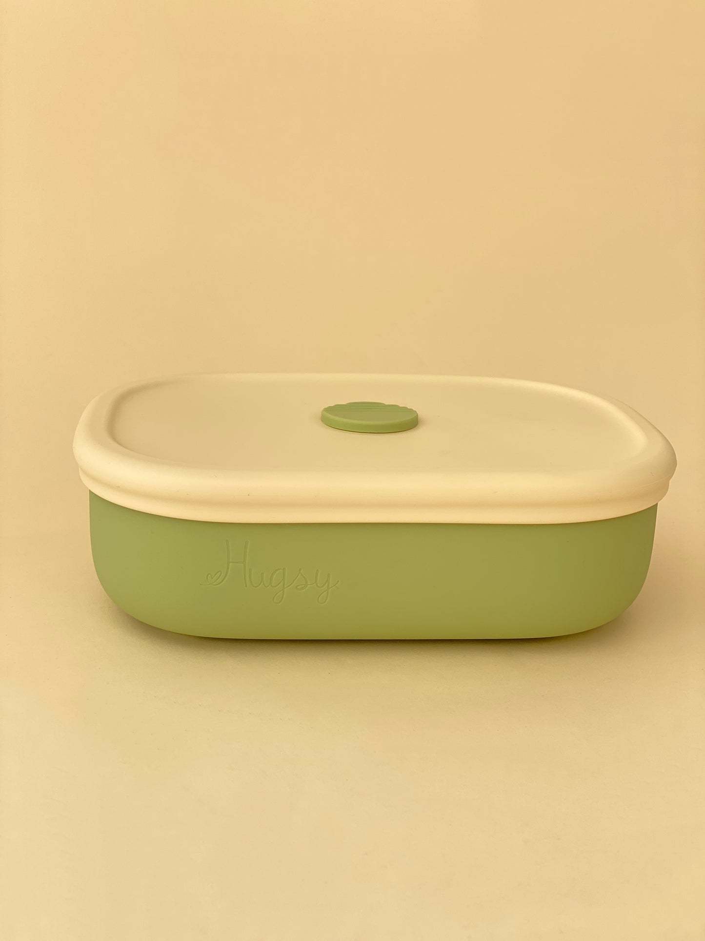 SILICONE LUNCH BOX / Bento box - 4 Compartment + steam vent