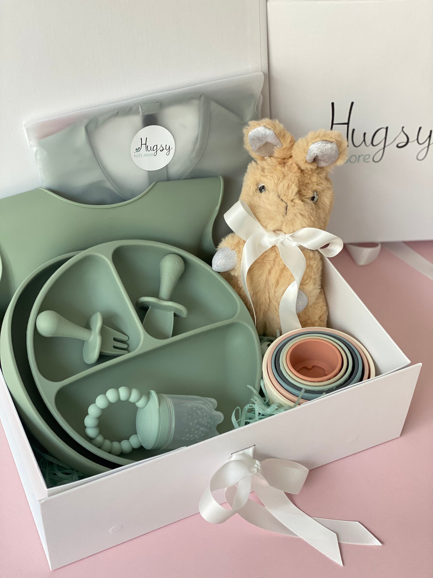 Hugsy Box midi Beginner - Χριστουγεννιάτικο σετ δώρων σιλικόνης για φαγητό