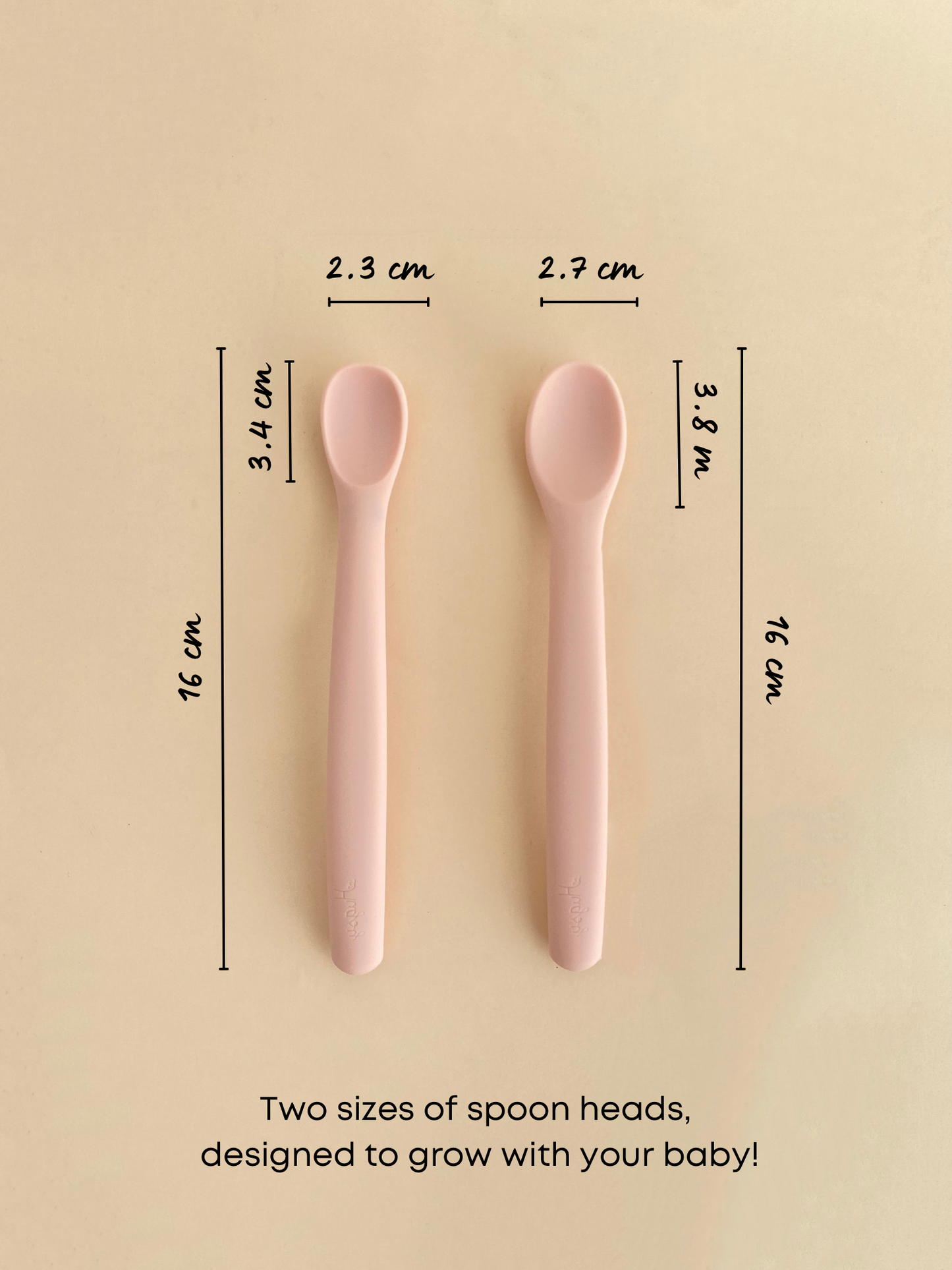 Long Silicone Spoon Purée Team - Set of 2