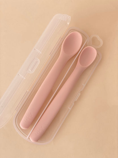 Long Silicone Spoon Purée Team - Set of 2