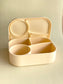 SILICONE LUNCH BOX / Bento box - 4 Compartment Large