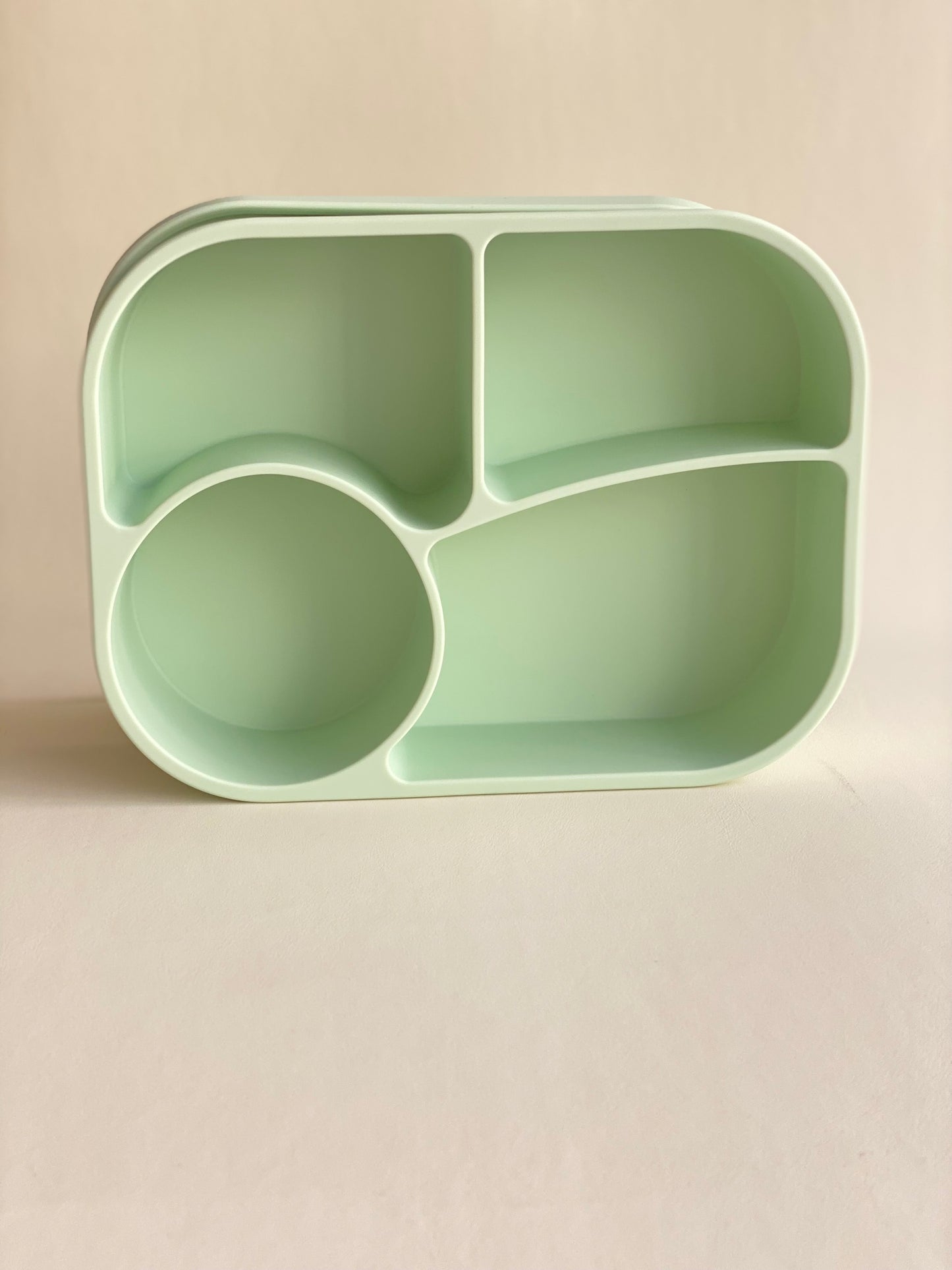 SILICONE LUNCH BOX / Bento box - 4 Compartment Large