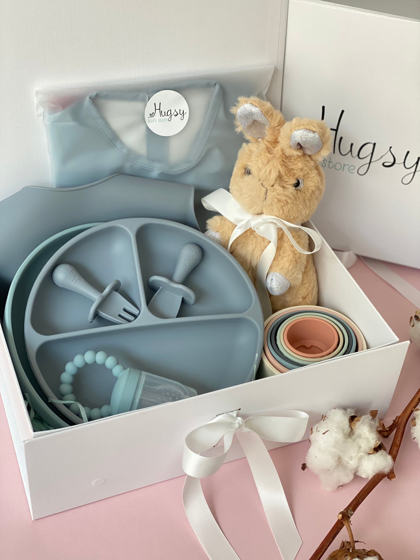 Hugsy Box midi Beginner - Χριστουγεννιάτικο σετ δώρων σιλικόνης για φαγητό