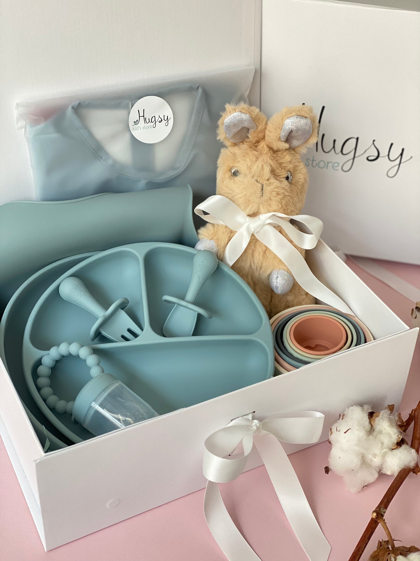 Hugsy Box midi Beginner - Χριστουγεννιάτικο σετ δώρων σιλικόνης για φαγητό