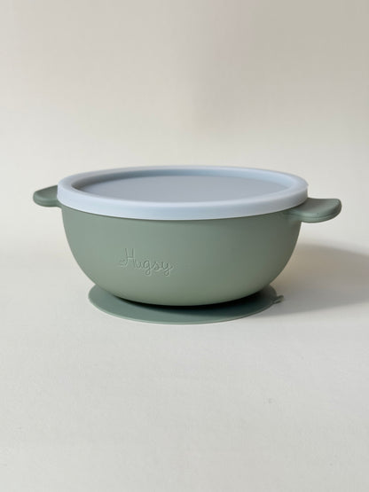 SUCTION BOWL WITH A LID