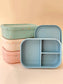 SILICONE LUNCH BOX / Bento box CONFETTI - 3 Compartment