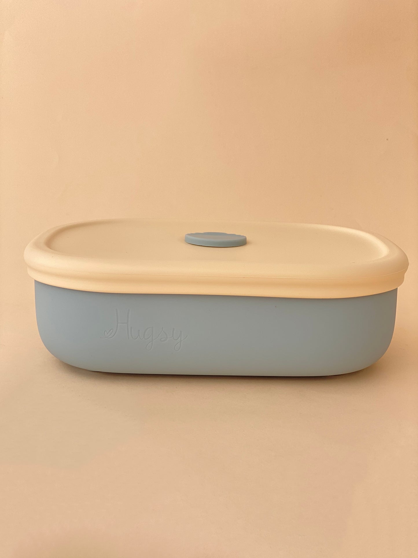 SILICONE LUNCH BOX / Bento box - 4 Compartment + steam vent