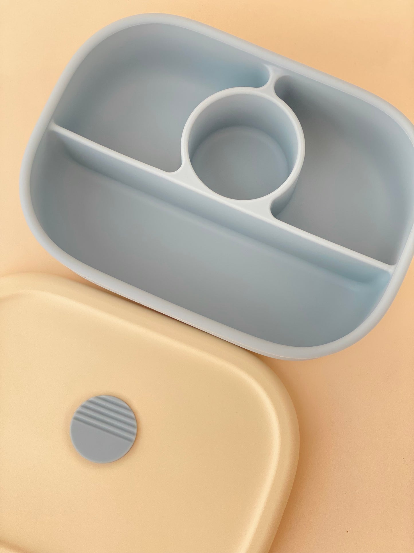 SILICONE LUNCH BOX / Bento box - 4 διαμέρισμα