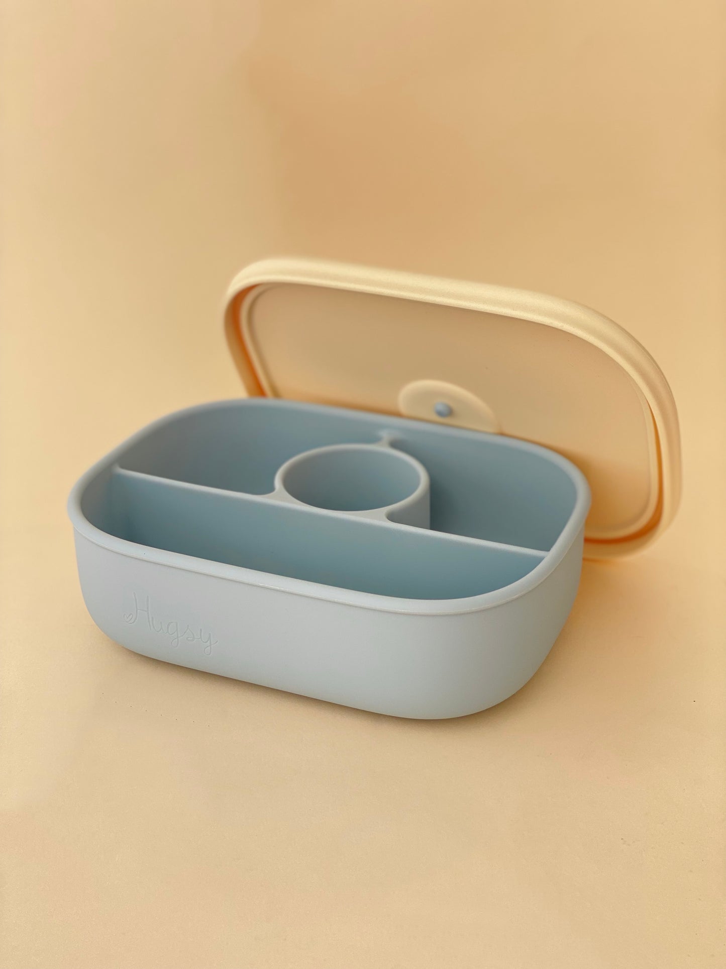 SILICONE LUNCH BOX / Bento box - 4 διαμέρισμα