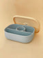 SILICONE LUNCH BOX / Bento box - 4 Compartment + steam vent