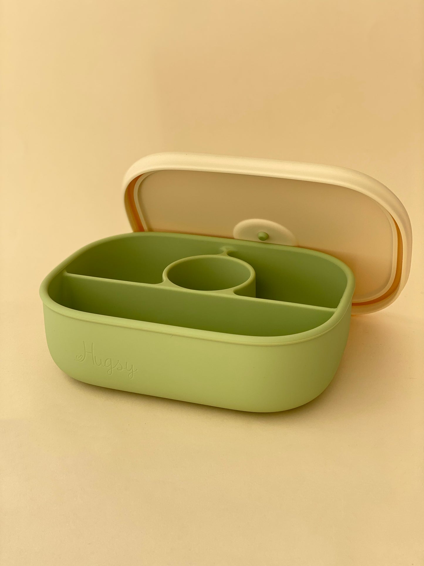 SILICONE LUNCH BOX / Bento box - 4 διαμέρισμα