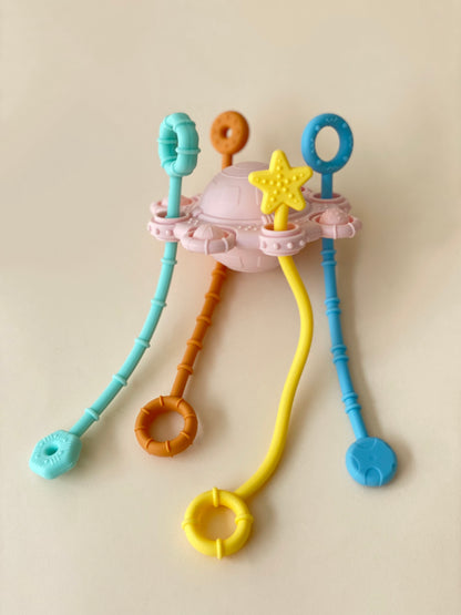 Silicone Pull String Toy