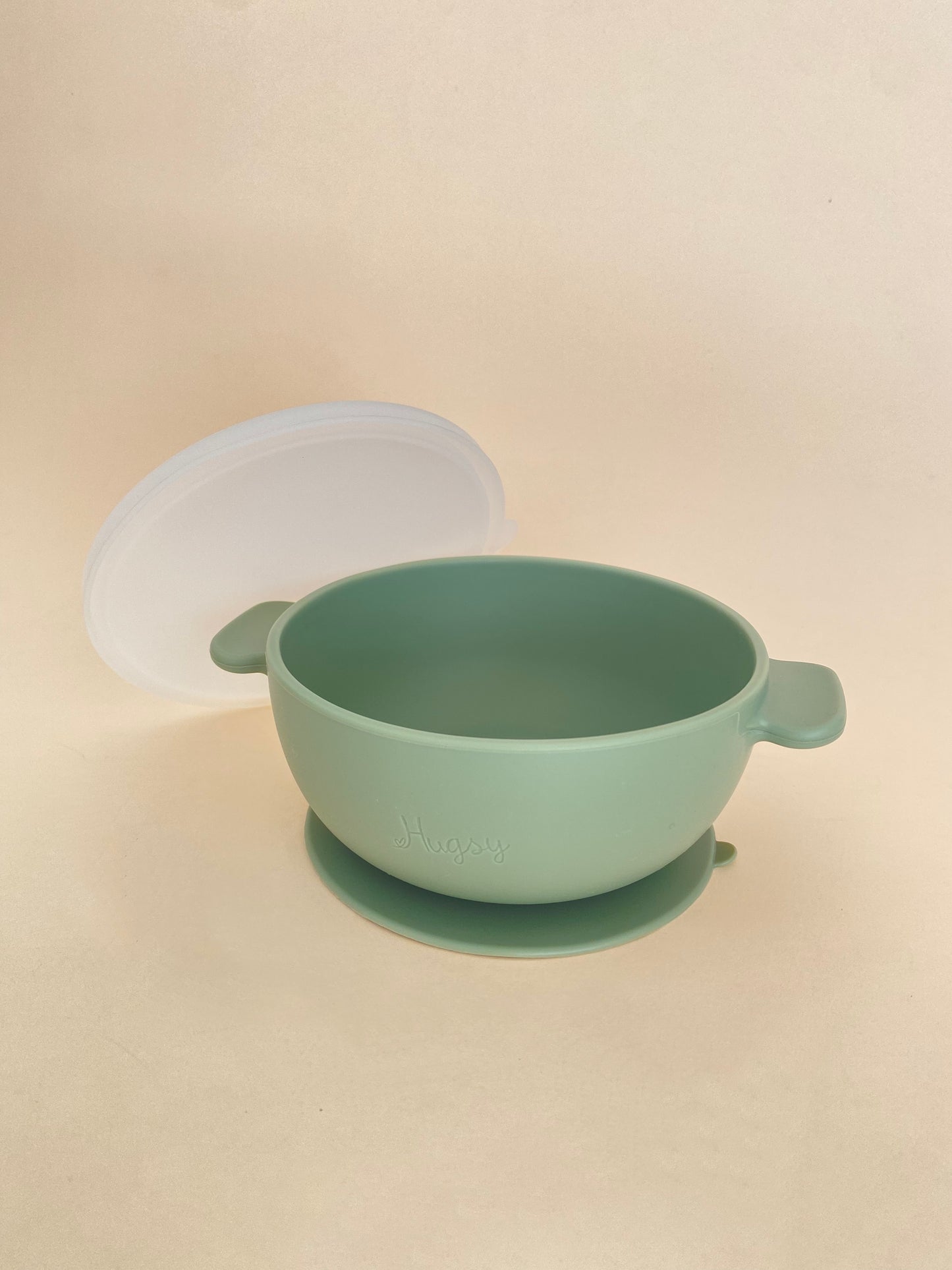 SILICONE SUCTION BOWL AND SPOON SET