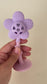 Silicone teether/rattle Flower