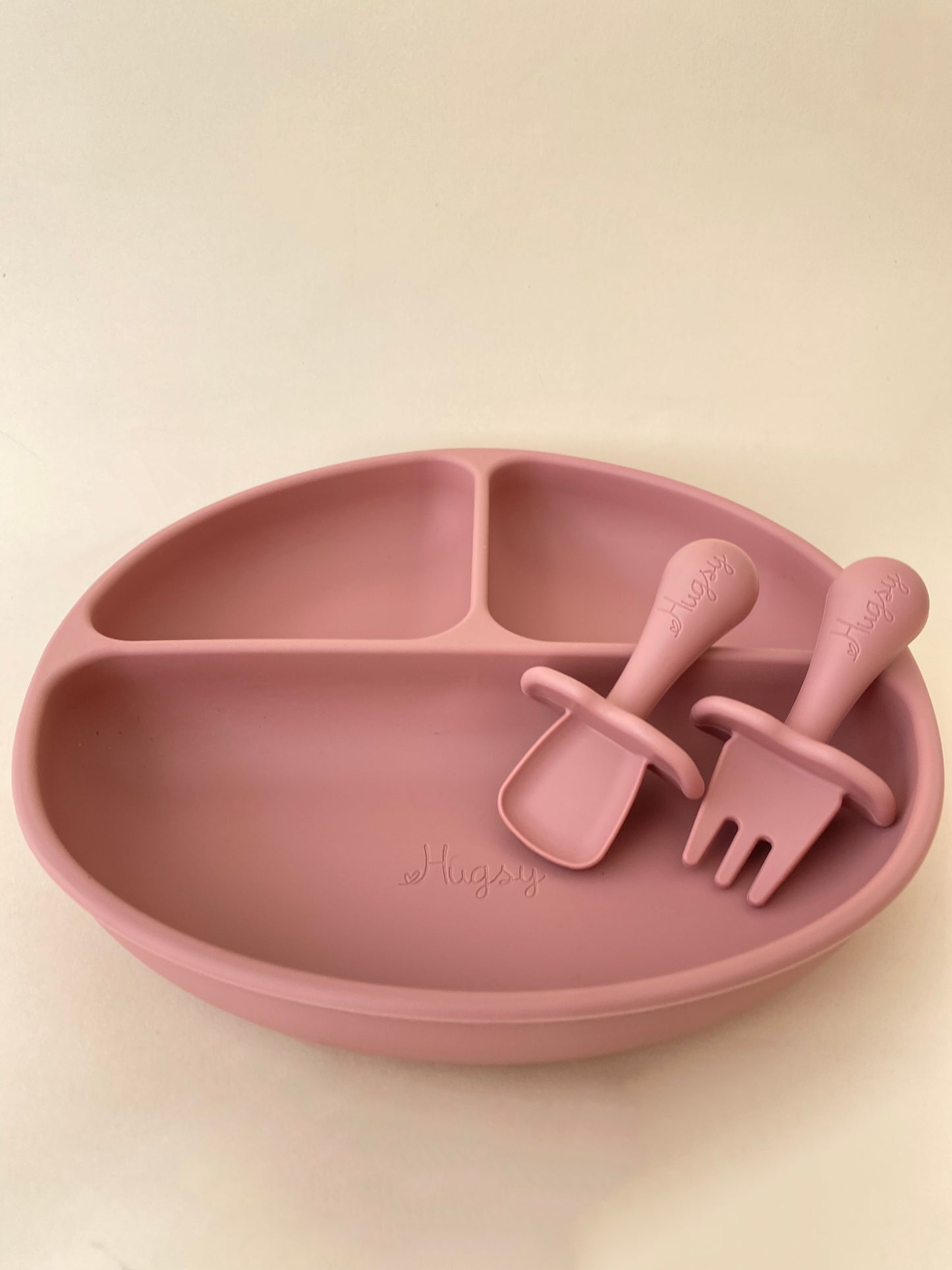 SILICONE SUCTION PLATE WITH TRAINING UTENSILS