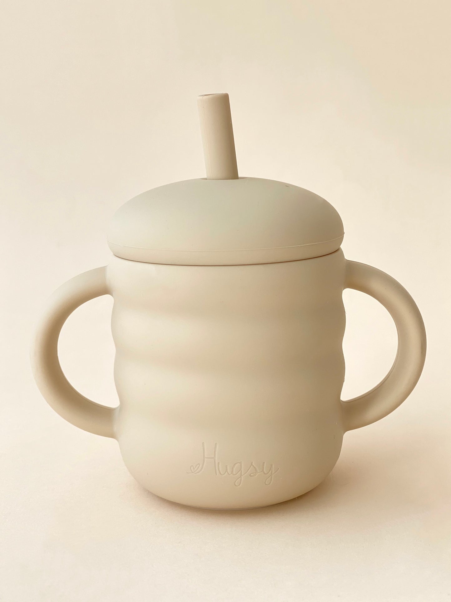 SILICONE TRAINING CUP WITH A STRAW