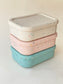 SILICONE LUNCH BOX / Bento box CONFETTI - 3 Compartment