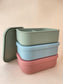 SILICONE LUNCH BOX / Bento box - 3 Compartment